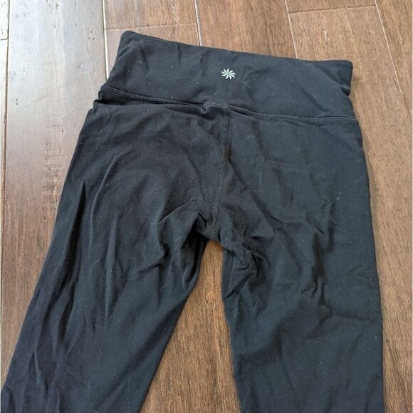 Athleta Gleam Faux Leather Panel Leggings XS - Picture 5 of 5